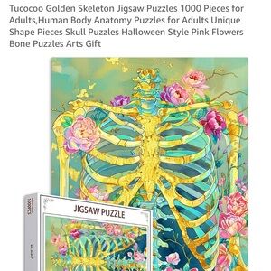 Golden Skeleton Jigsaw Puzzle - 1000 Pieces